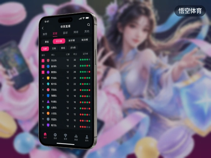下载悟空体育，主队赛程与比分一手掌握